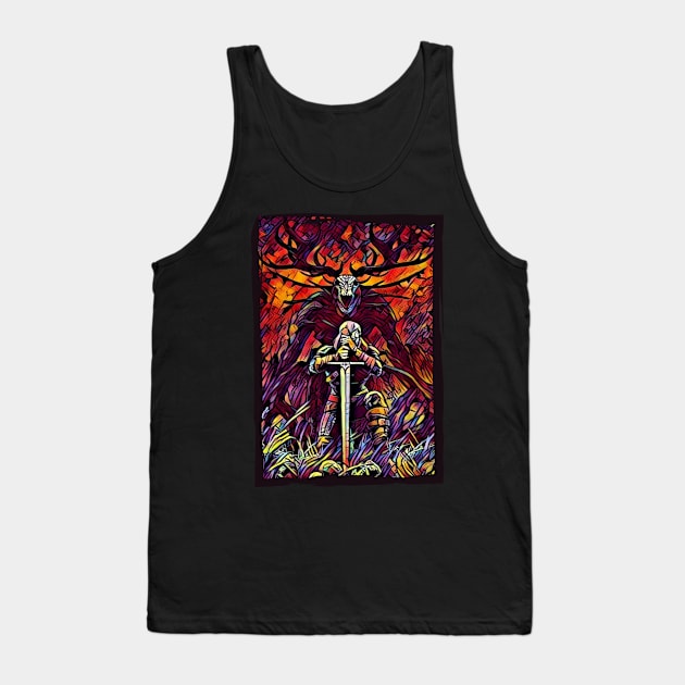 Be Fierce Be Fearless II - Fantasy Tank Top by Fenay-Designs